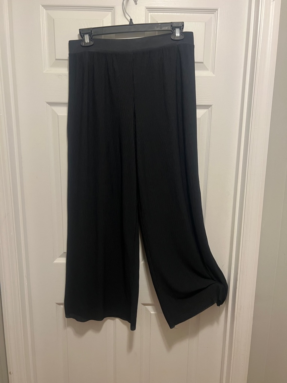 Wide Leg Black Palazzo Pants